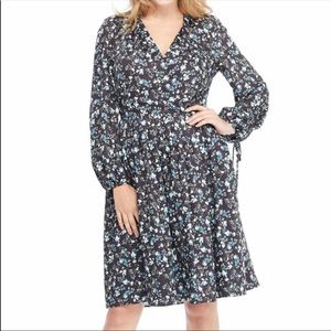 Girl Meets Glam | Hope floral long sleeve dress